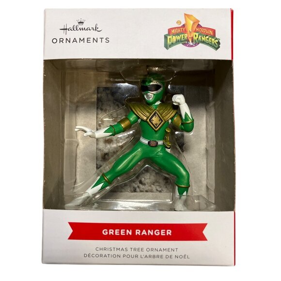 Hallmark Hasbro Power Rangers Green Ranger Ornament - Picture 1 of 11